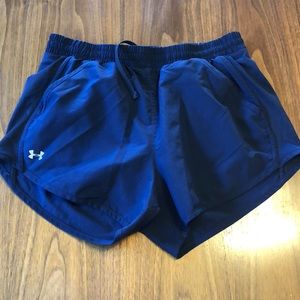 Navy Running shorts